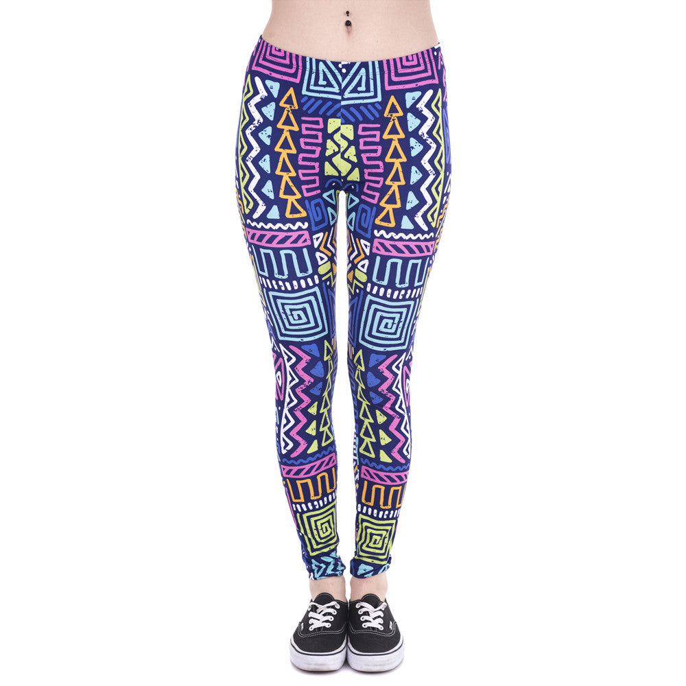 Zig Zag Printing Leggings