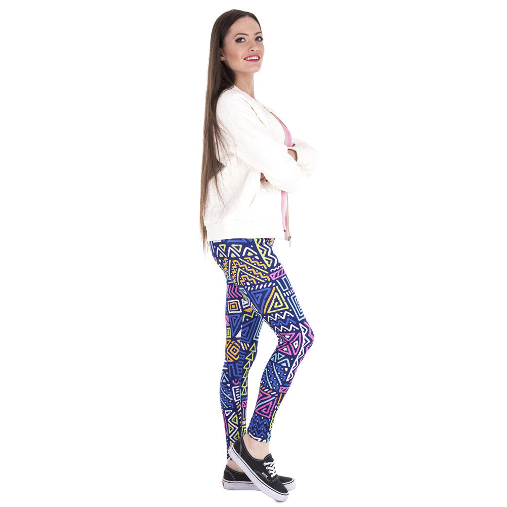 Zig Zag Printing Leggings