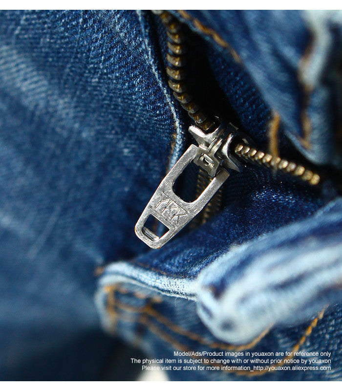 Embroidery Flower Denim Jeans