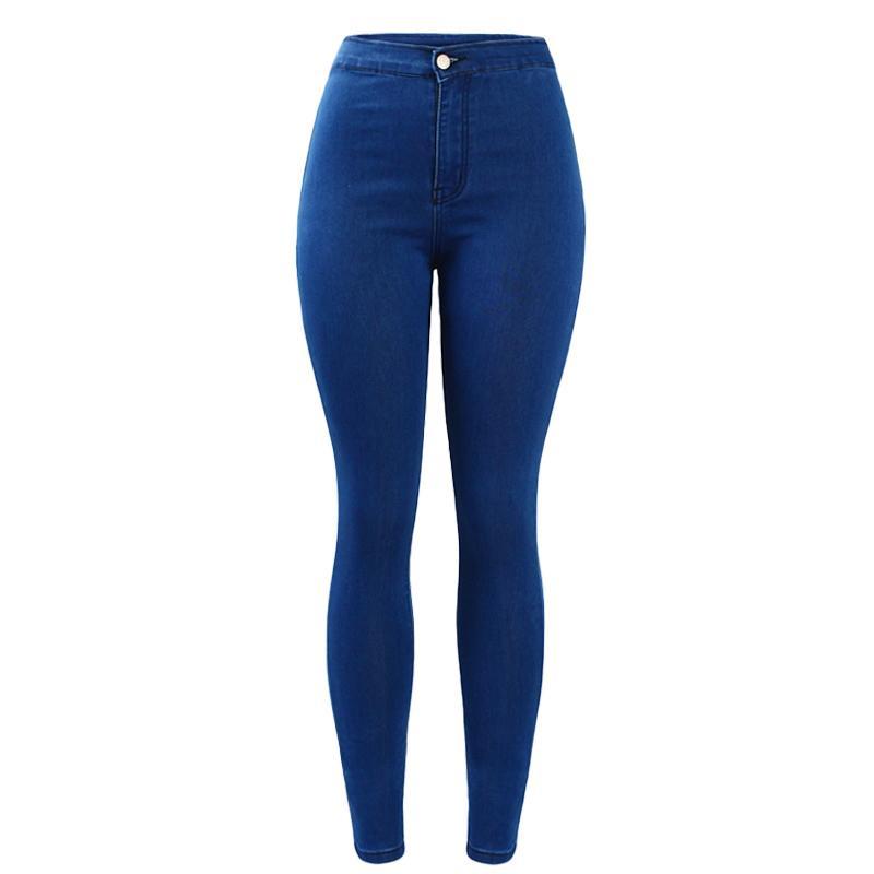 High Waist Skinny Denim Jeans