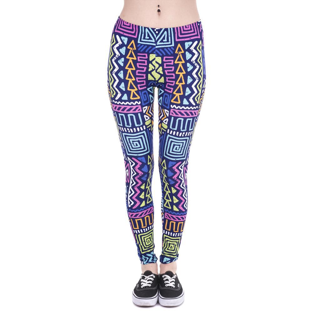 Zig Zag Printing Leggings