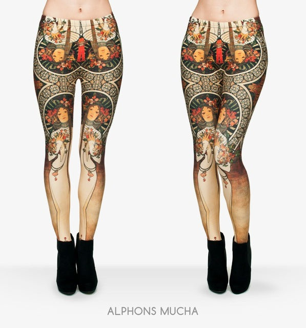 Fire flame Printing Leggings
