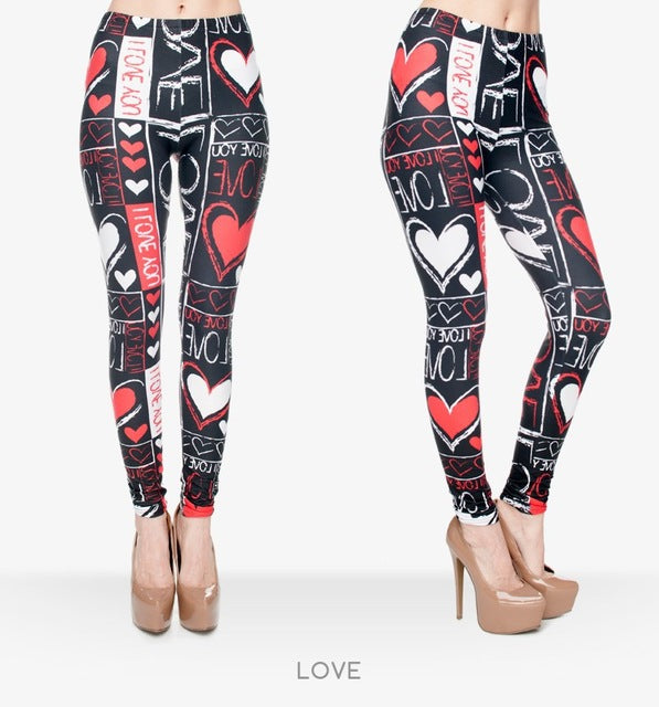 Fire flame Printing Leggings