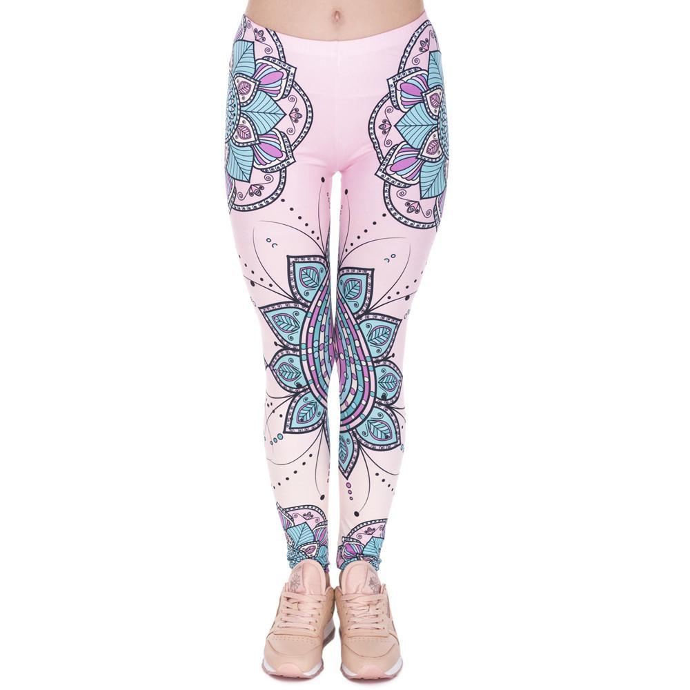 Flower 3D Printing Leggings