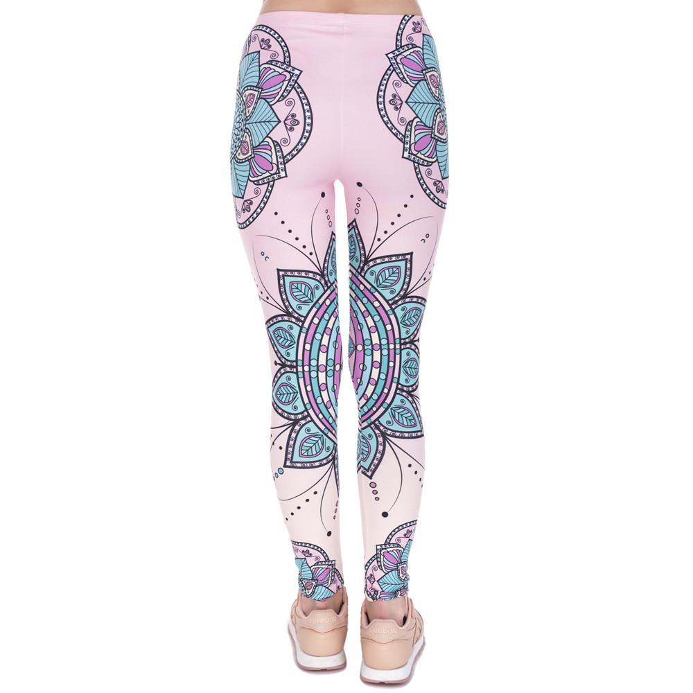 Flower 3D Printing Leggings