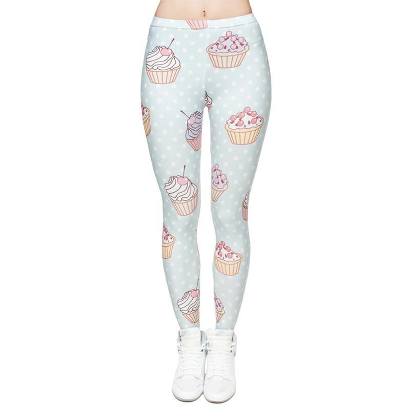Muffin Dots 3D Printing Leggings
