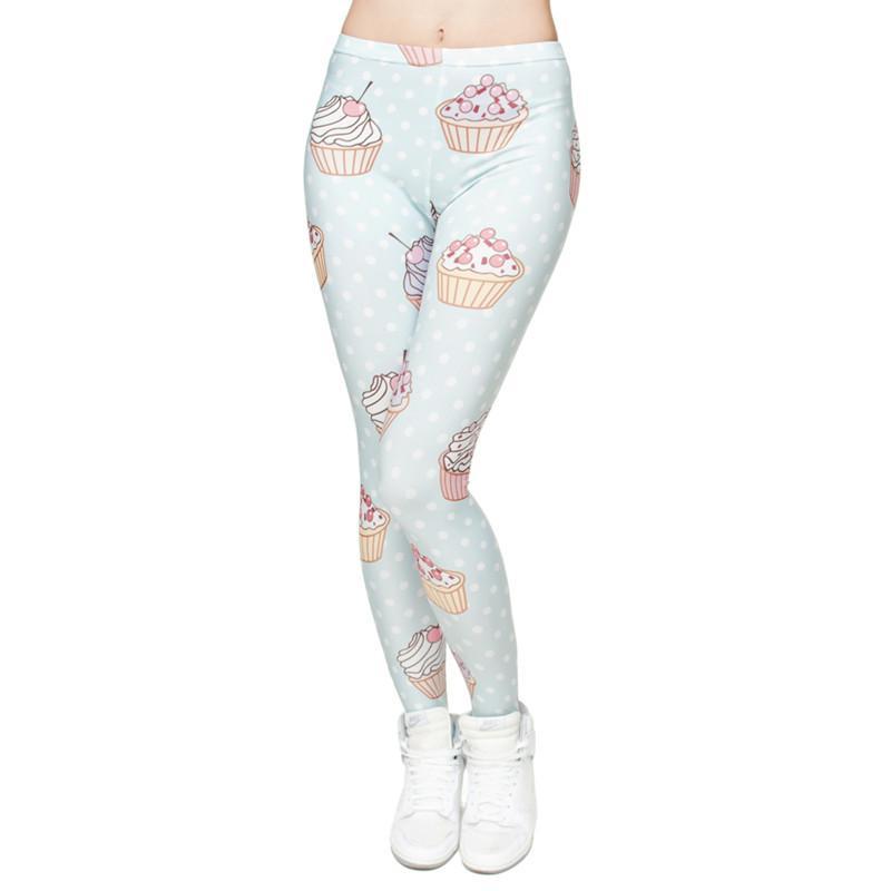 Muffin Dots 3D Printing Leggings