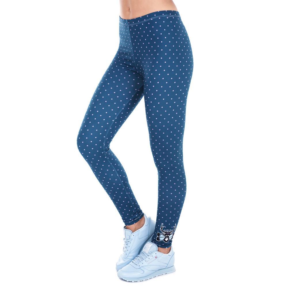 Printed Deer Dots Leggings