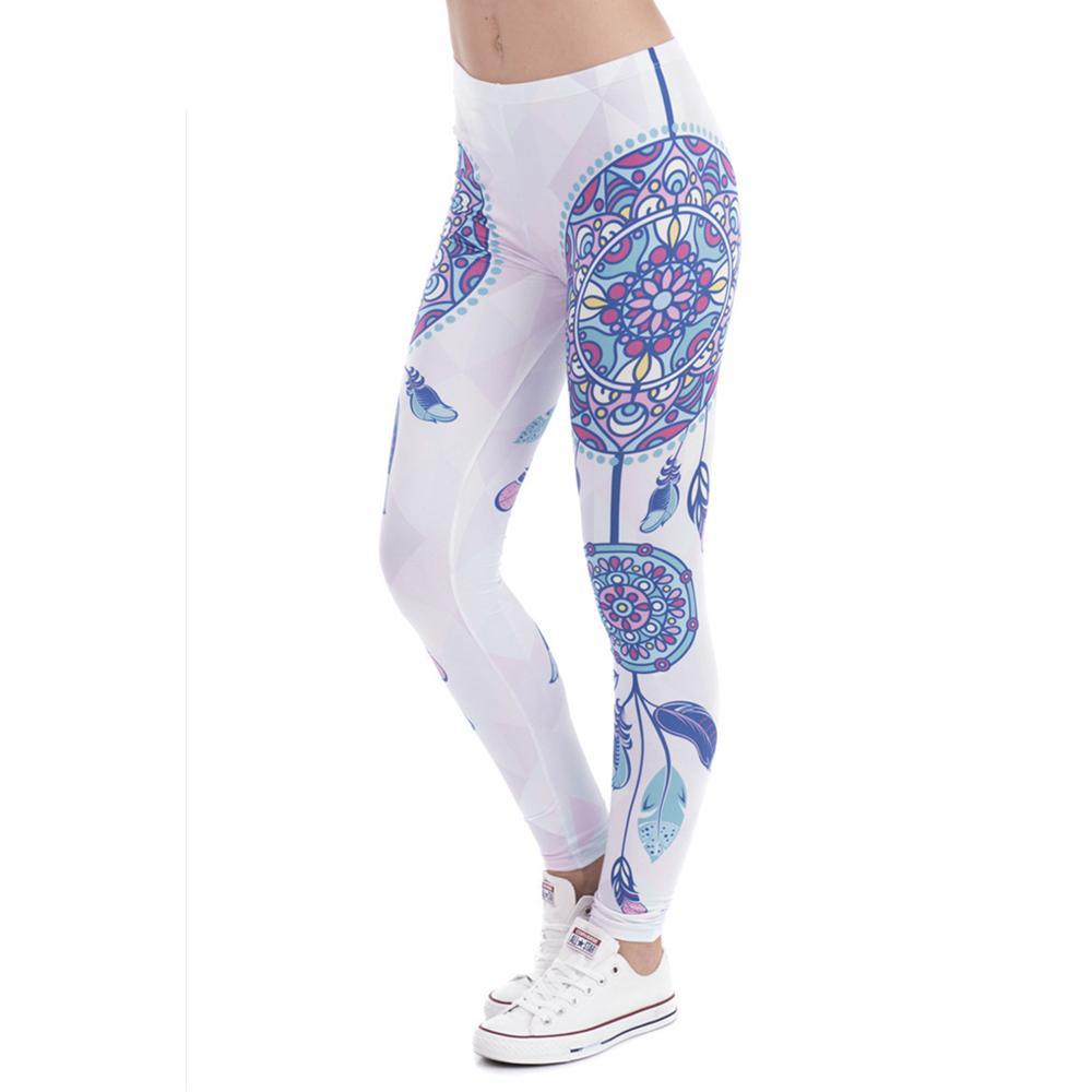 Feathers Printing Leggings