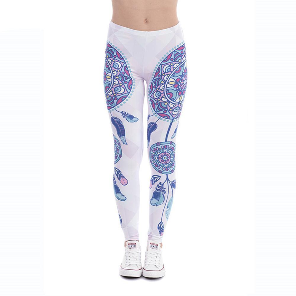 Feathers Printing Leggings