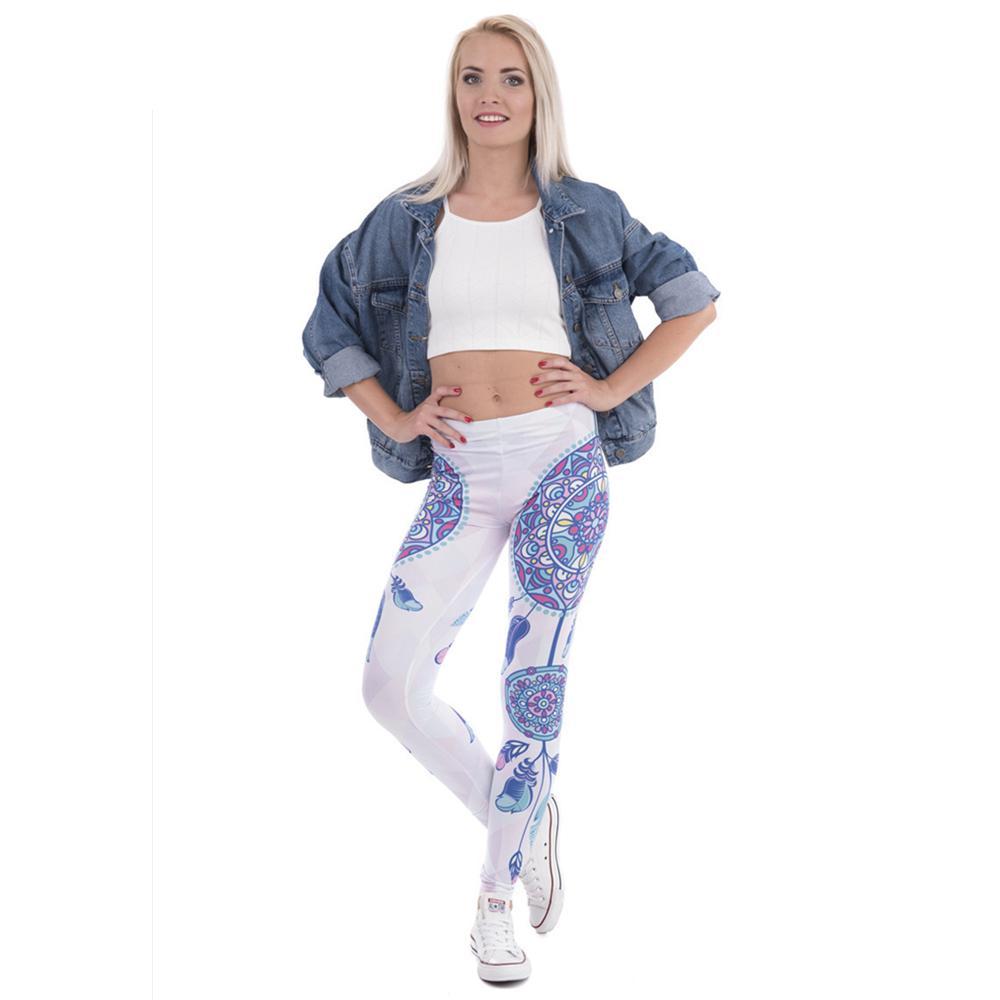 Feathers Printing Leggings