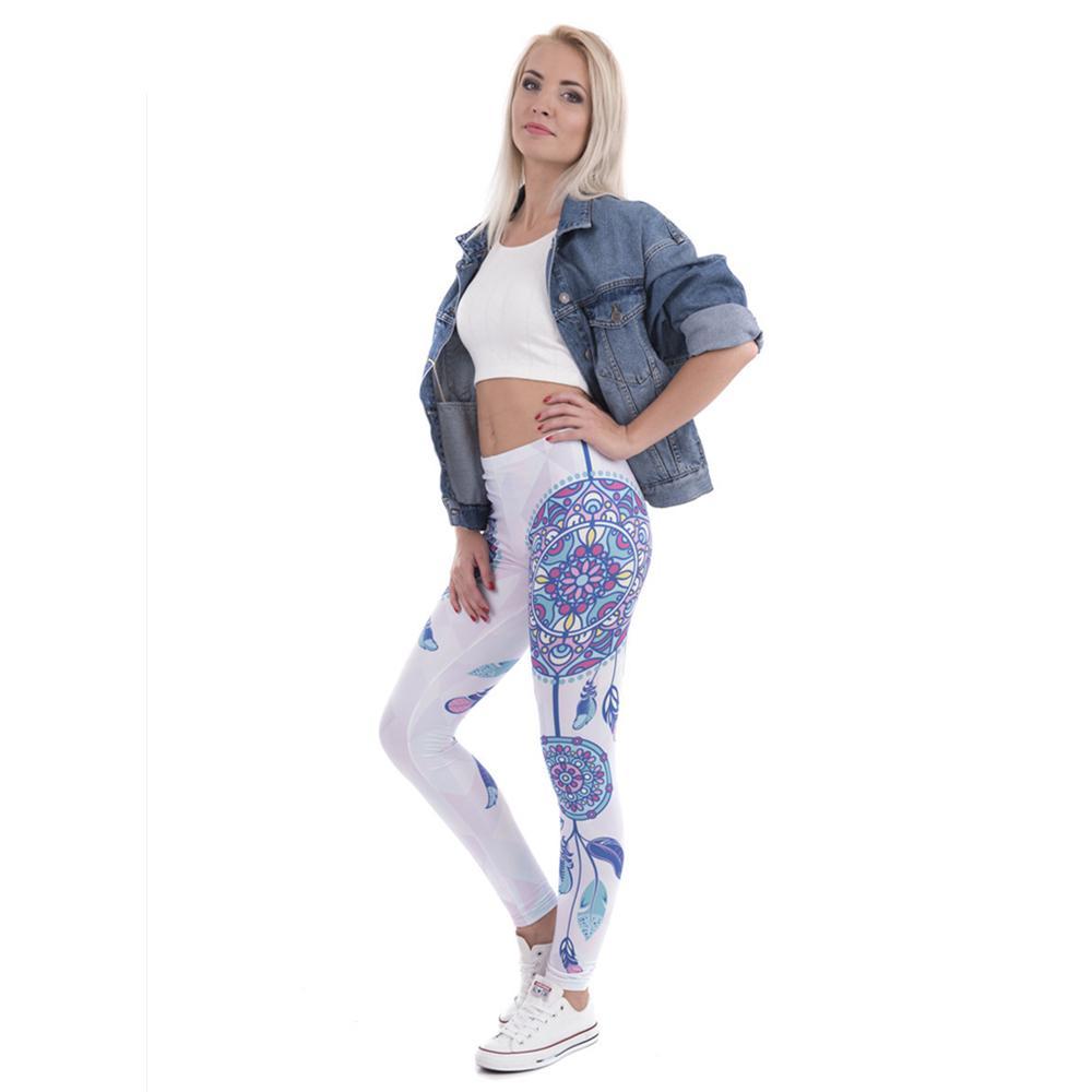 Feathers Printing Leggings