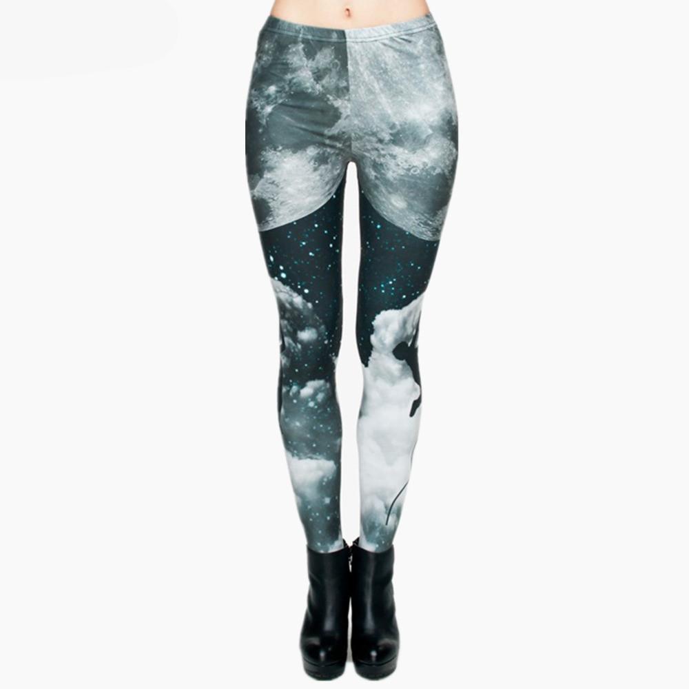 Night Moon 3D Printing Leggings
