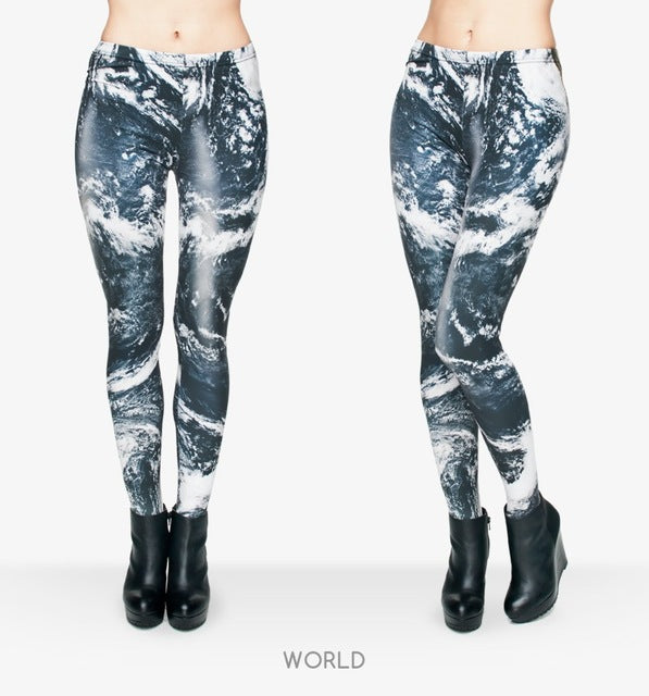 Night Moon 3D Printing Leggings