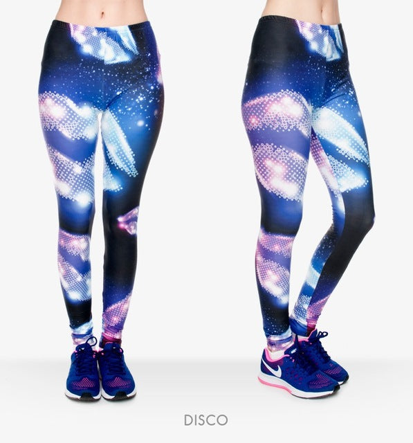 Stars 3D Graphic Printing Leggings