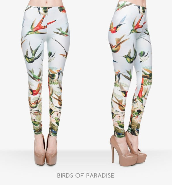 Birds of Paradise 3D Printing Leggings