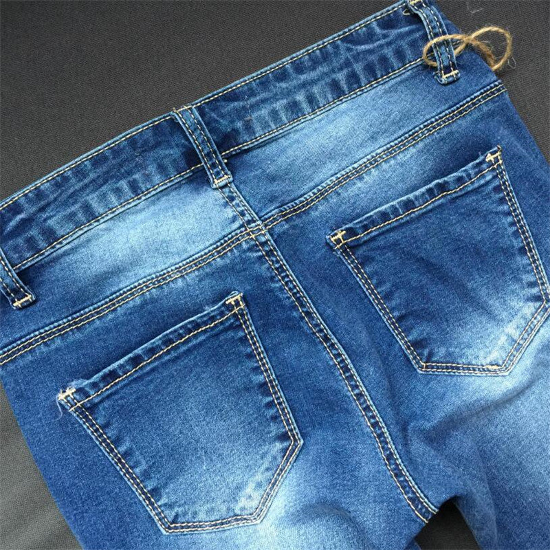 Low Waist hole denim jeans