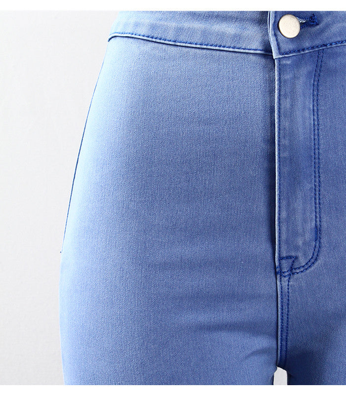 Stretch Ripped Distressed Denim Jeans