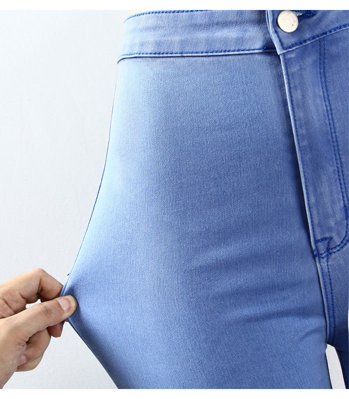 Stretch Ripped Distressed Denim Jeans