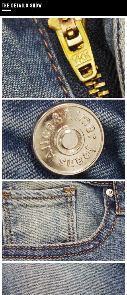 Mid Waist Stretch Jeans