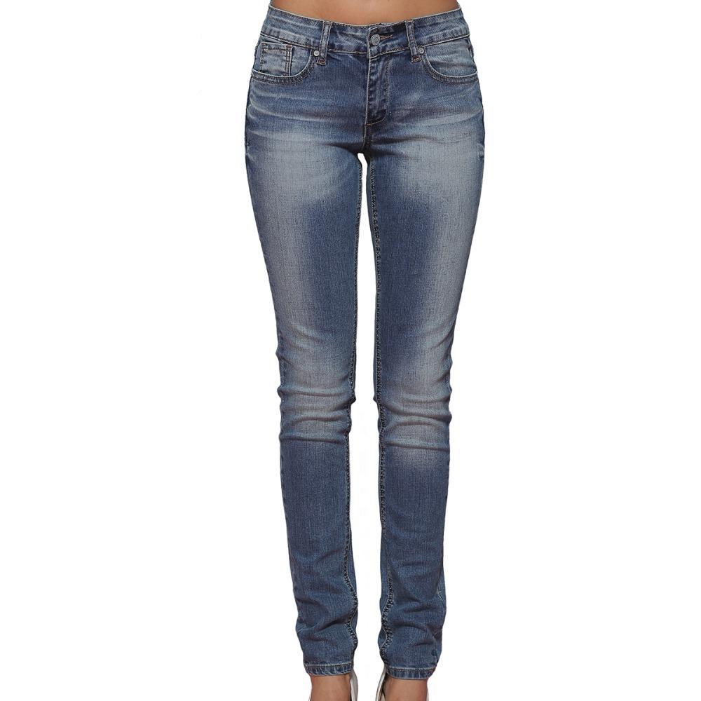 Mid Waist Stretch Jeans