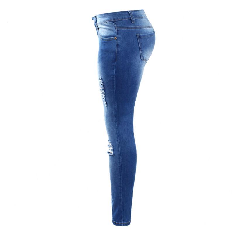 Ripped Fading Denim Jeans