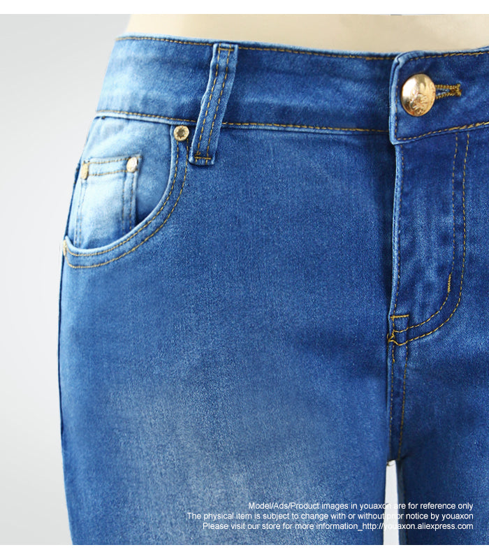 Ripped Fading Denim Jeans