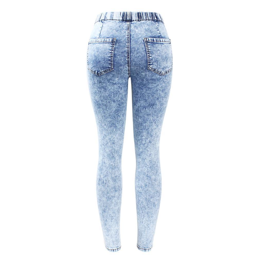 Ultra Stretchy Acid Washed Jeans