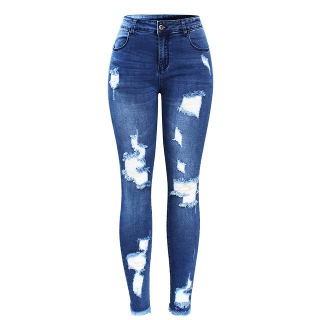 Ultra Stretchy Ripped Jeans